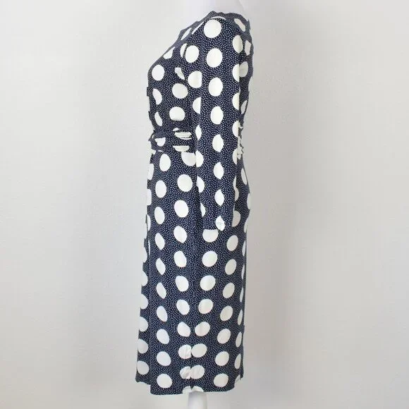 Boden Michelle Jersey Dress Polka Dot - 6 - Picture 4 of 9